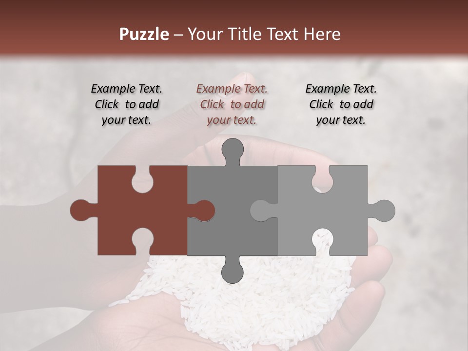 A Person Holding A White Substance In Their Hands PowerPoint Template