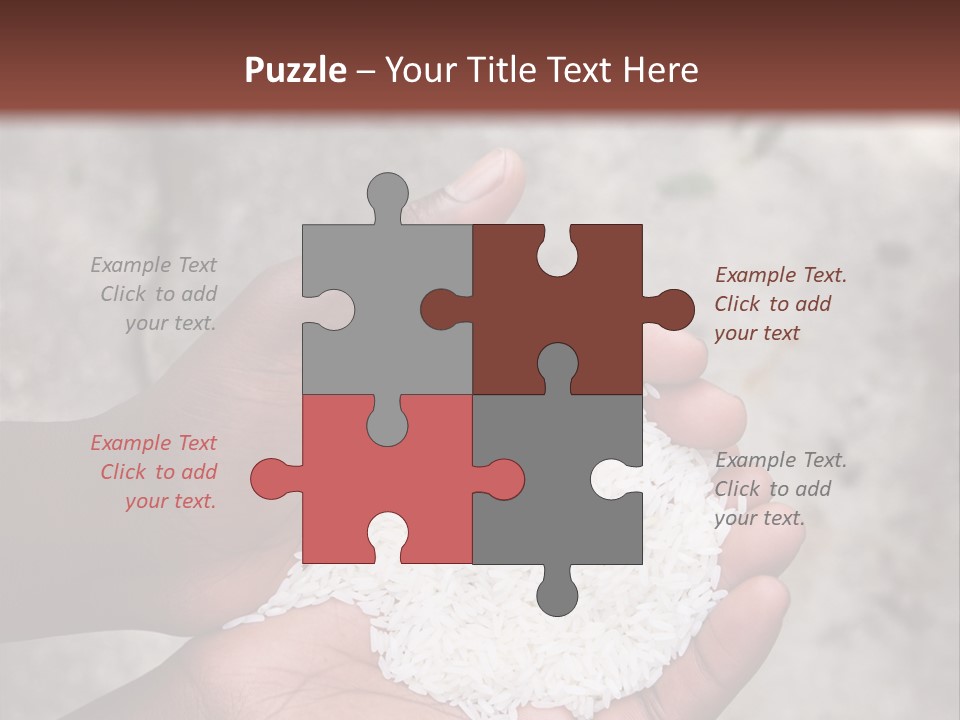 A Person Holding A White Substance In Their Hands PowerPoint Template