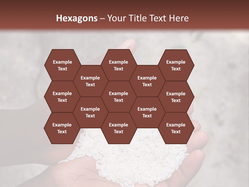 A Person Holding A White Substance In Their Hands PowerPoint Template