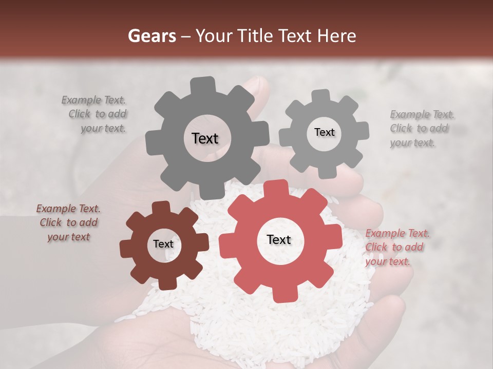 A Person Holding A White Substance In Their Hands PowerPoint Template