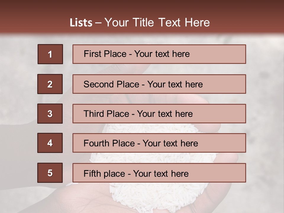 A Person Holding A White Substance In Their Hands PowerPoint Template