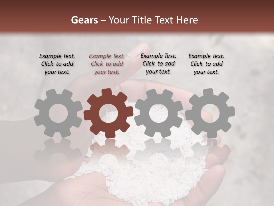 A Person Holding A White Substance In Their Hands PowerPoint Template