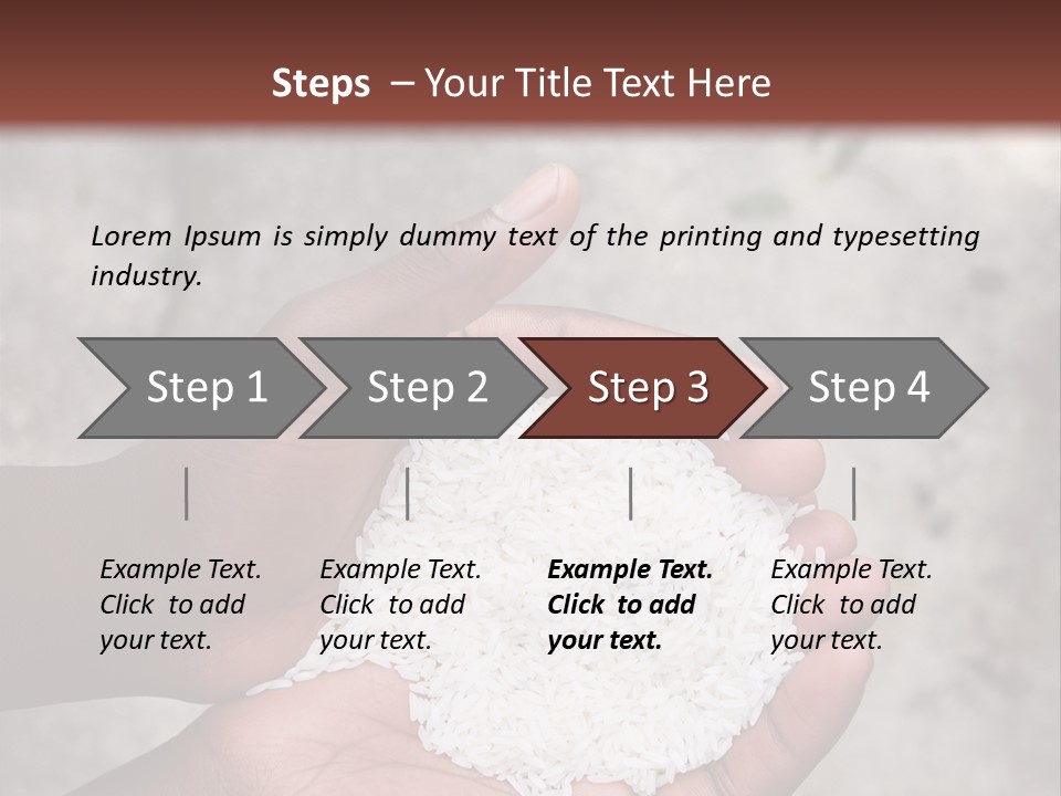 A Person Holding A White Substance In Their Hands PowerPoint Template