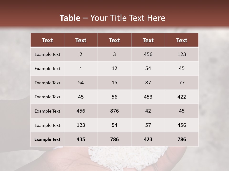 A Person Holding A White Substance In Their Hands PowerPoint Template