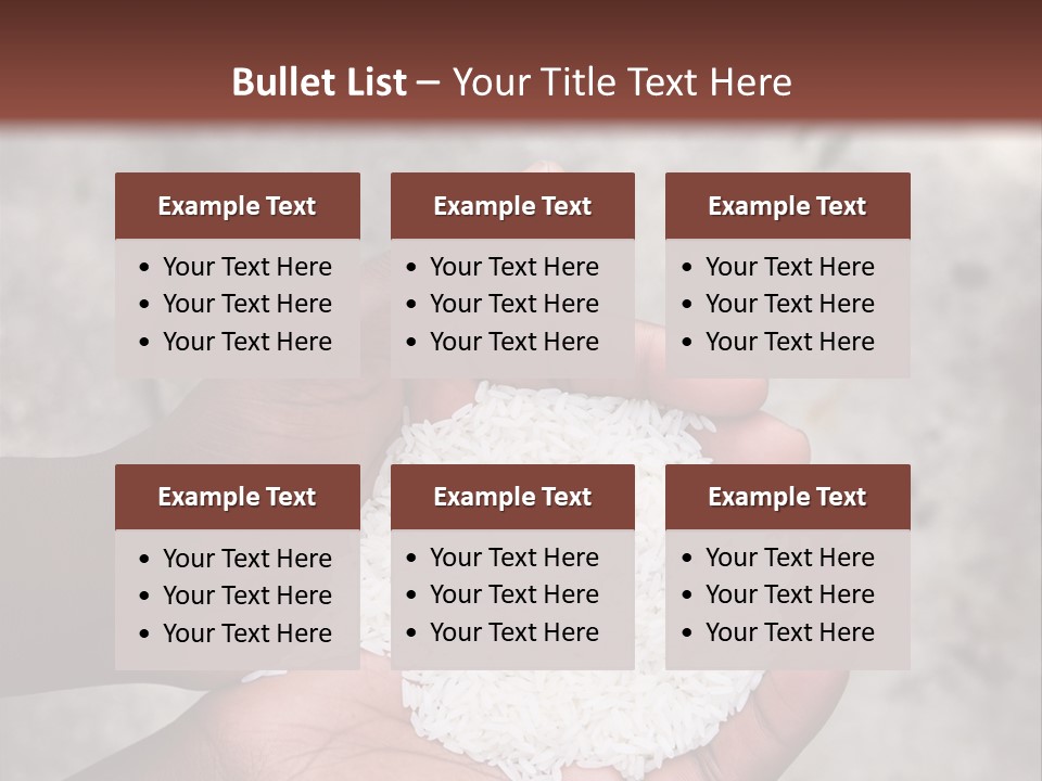 A Person Holding A White Substance In Their Hands PowerPoint Template