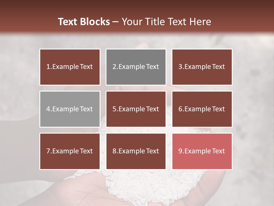 A Person Holding A White Substance In Their Hands PowerPoint Template