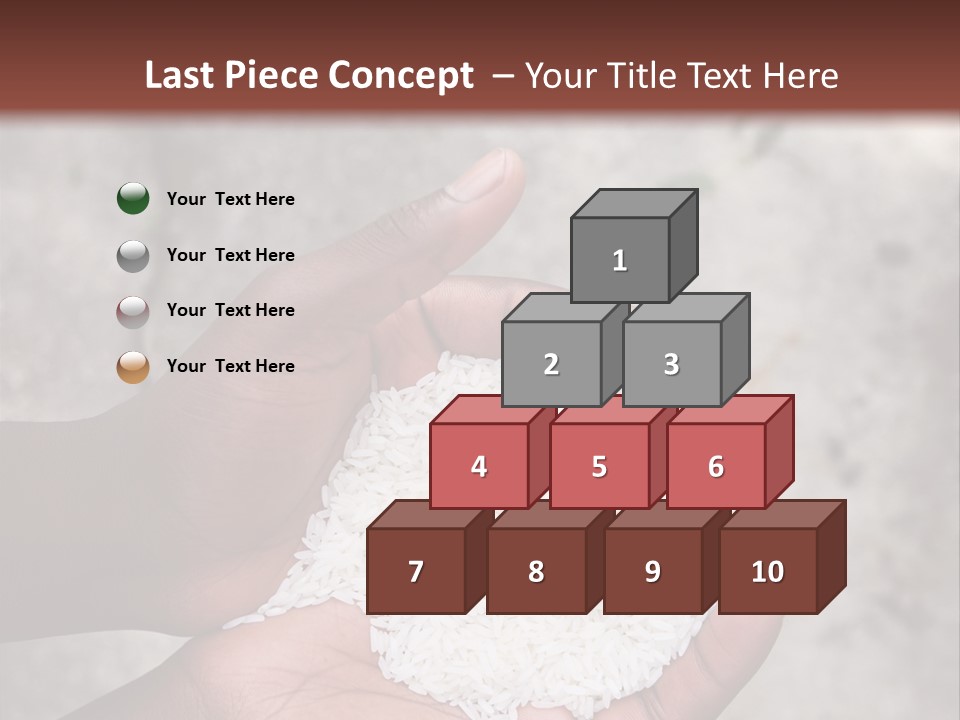 A Person Holding A White Substance In Their Hands PowerPoint Template