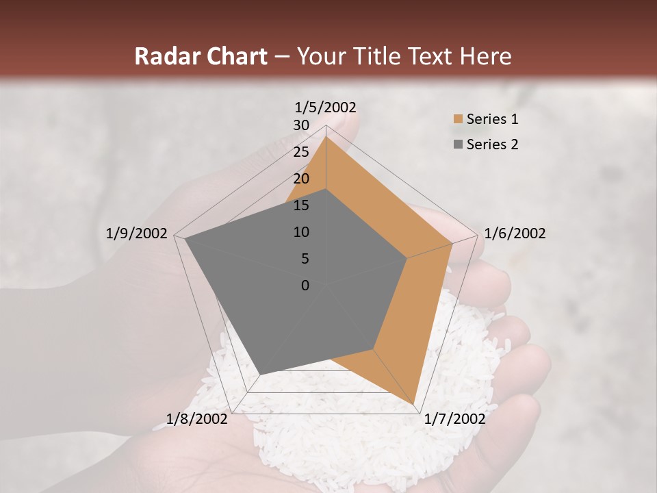 A Person Holding A White Substance In Their Hands PowerPoint Template