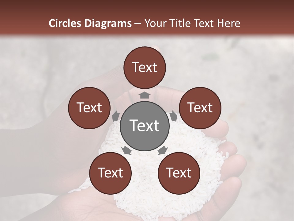 A Person Holding A White Substance In Their Hands PowerPoint Template