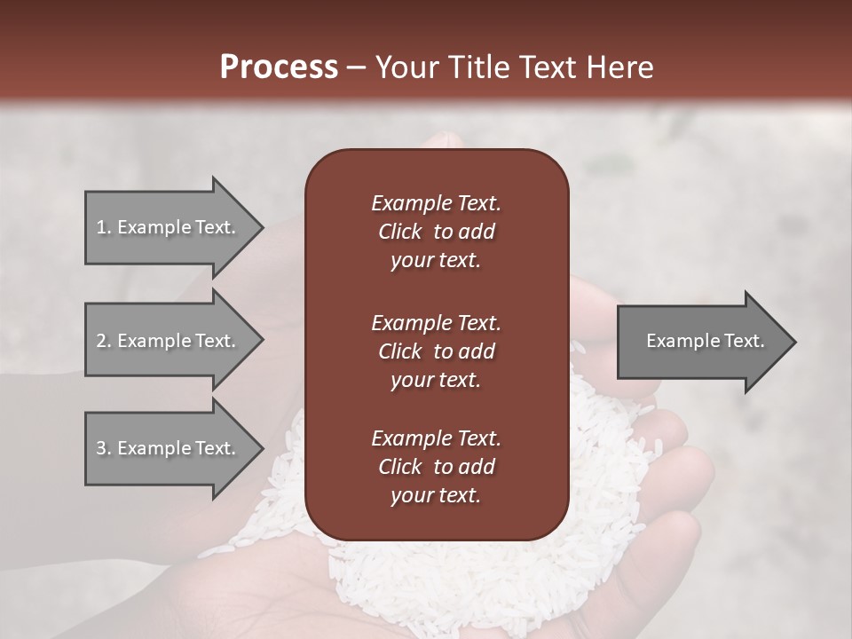 A Person Holding A White Substance In Their Hands PowerPoint Template