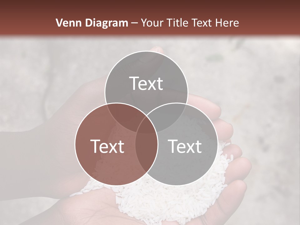 A Person Holding A White Substance In Their Hands PowerPoint Template