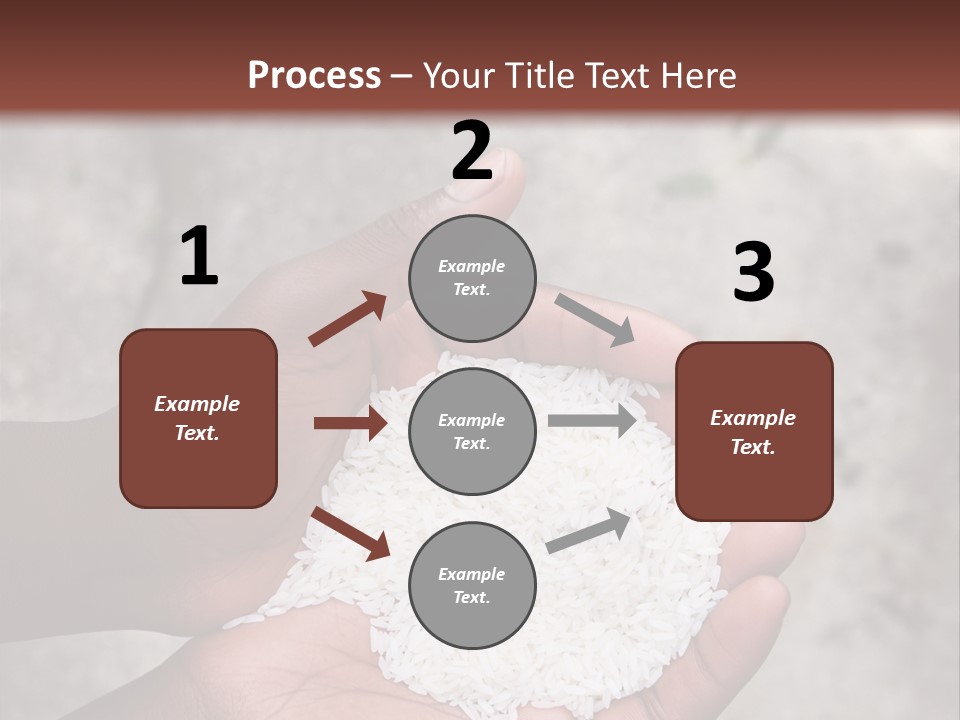A Person Holding A White Substance In Their Hands PowerPoint Template