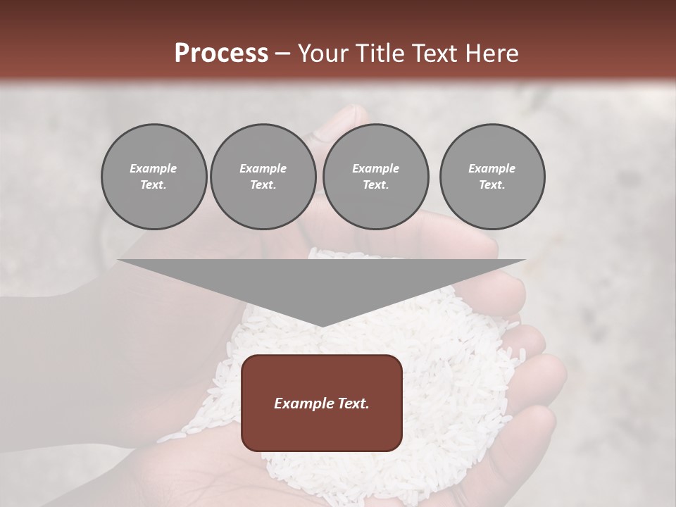A Person Holding A White Substance In Their Hands PowerPoint Template