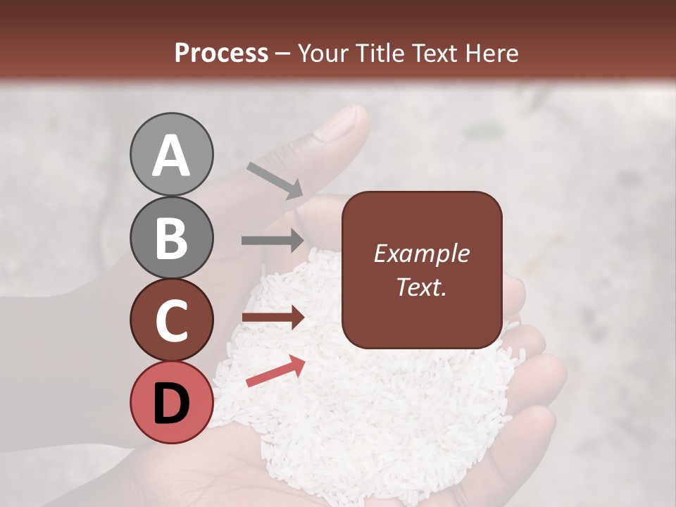 A Person Holding A White Substance In Their Hands PowerPoint Template