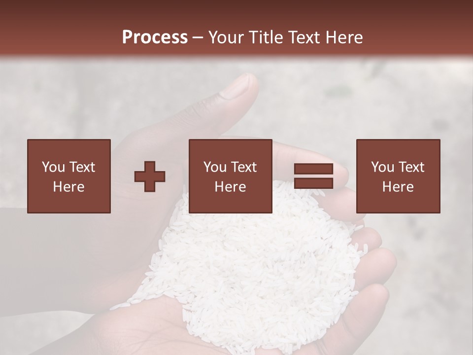 A Person Holding A White Substance In Their Hands PowerPoint Template