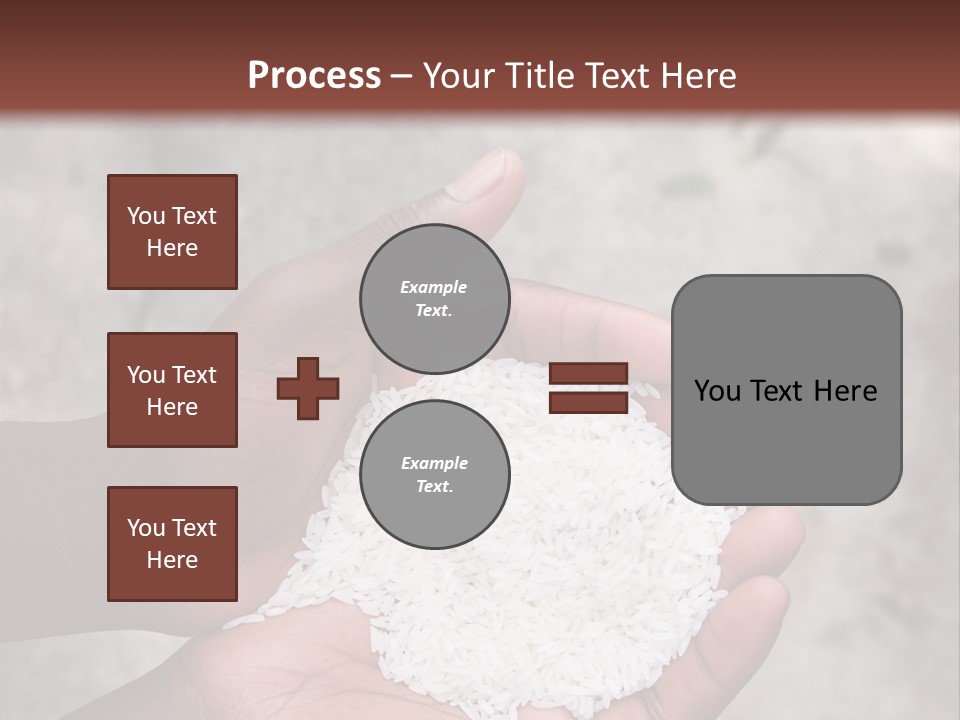 A Person Holding A White Substance In Their Hands PowerPoint Template