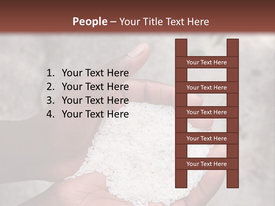 A Person Holding A White Substance In Their Hands PowerPoint Template