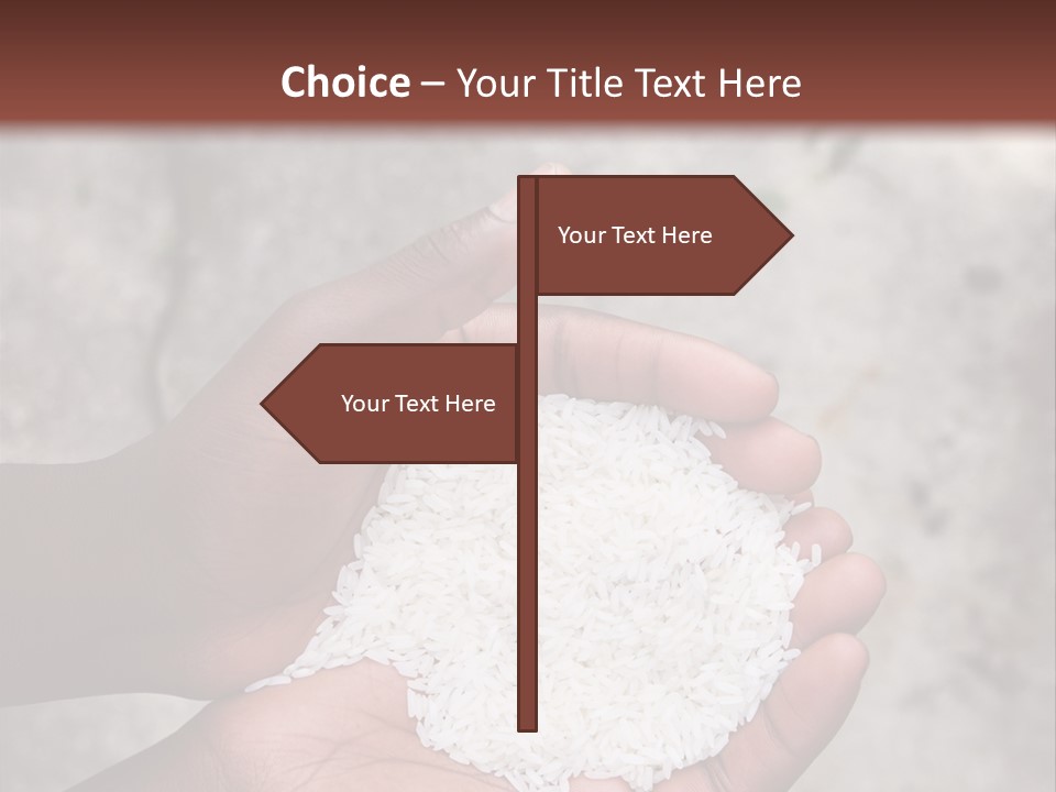 A Person Holding A White Substance In Their Hands PowerPoint Template