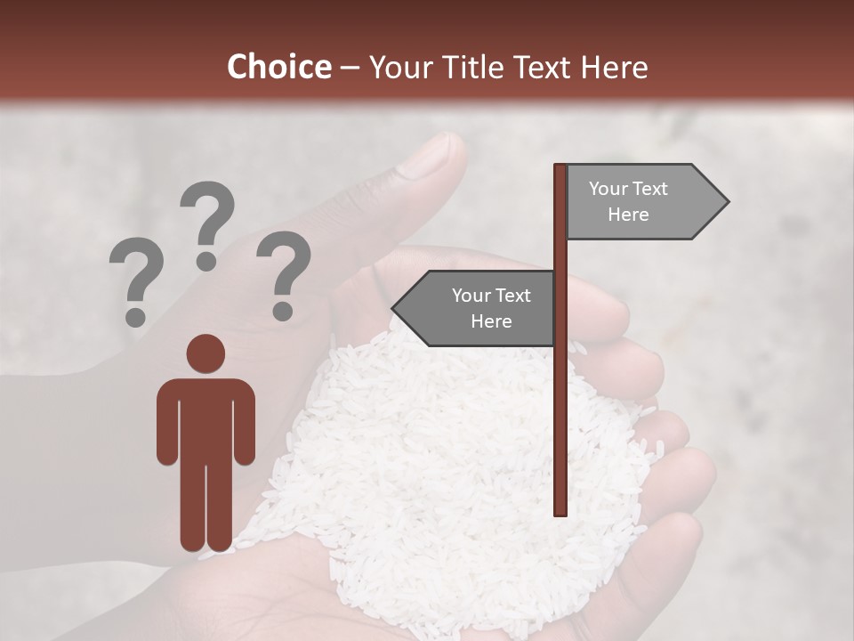 A Person Holding A White Substance In Their Hands PowerPoint Template