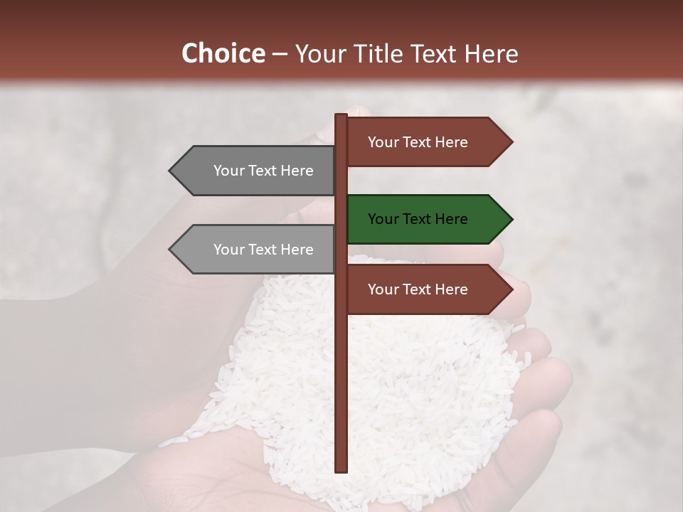 A Person Holding A White Substance In Their Hands PowerPoint Template