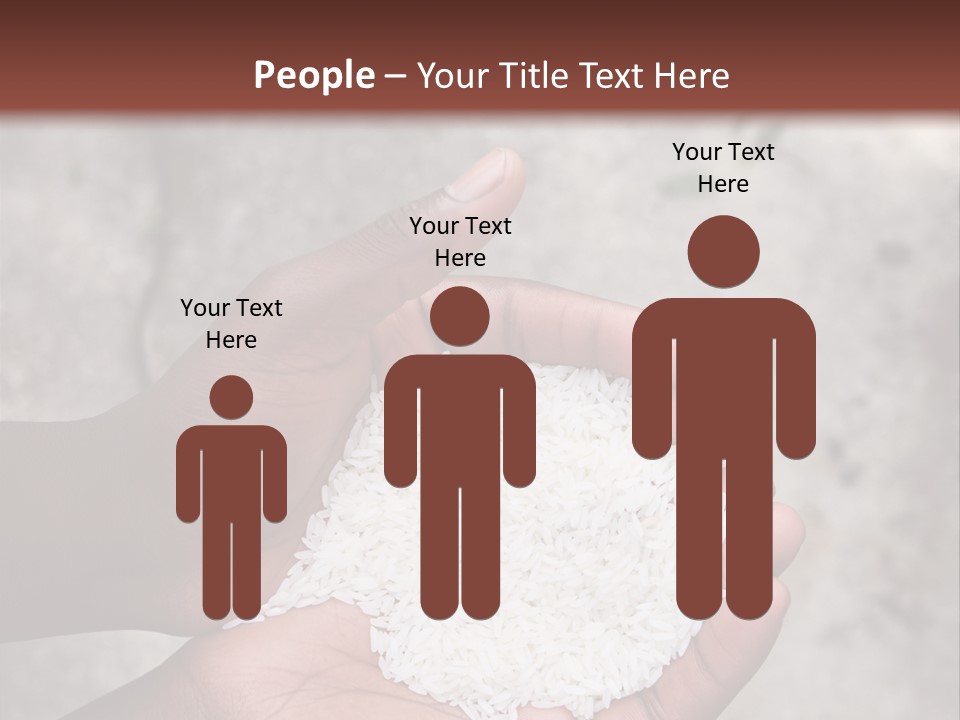 A Person Holding A White Substance In Their Hands PowerPoint Template