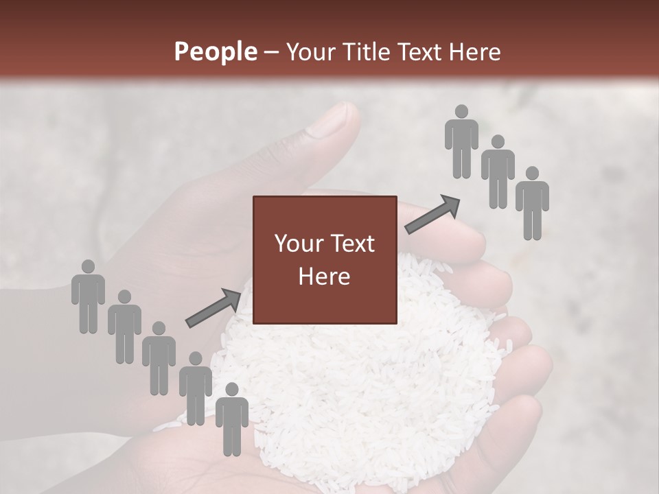 A Person Holding A White Substance In Their Hands PowerPoint Template