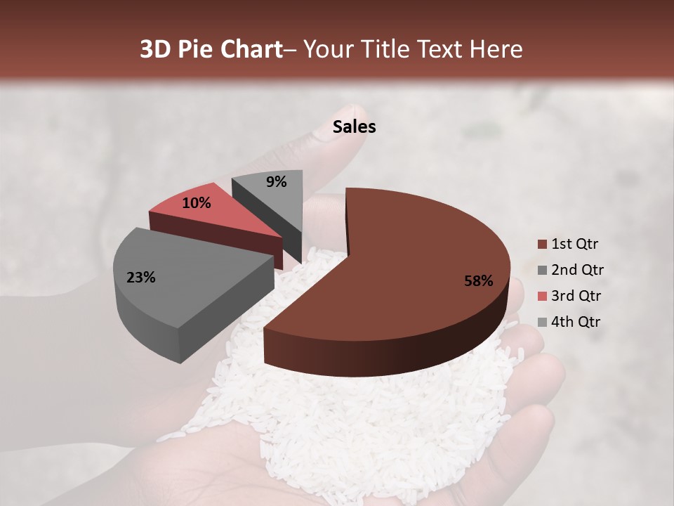 A Person Holding A White Substance In Their Hands PowerPoint Template