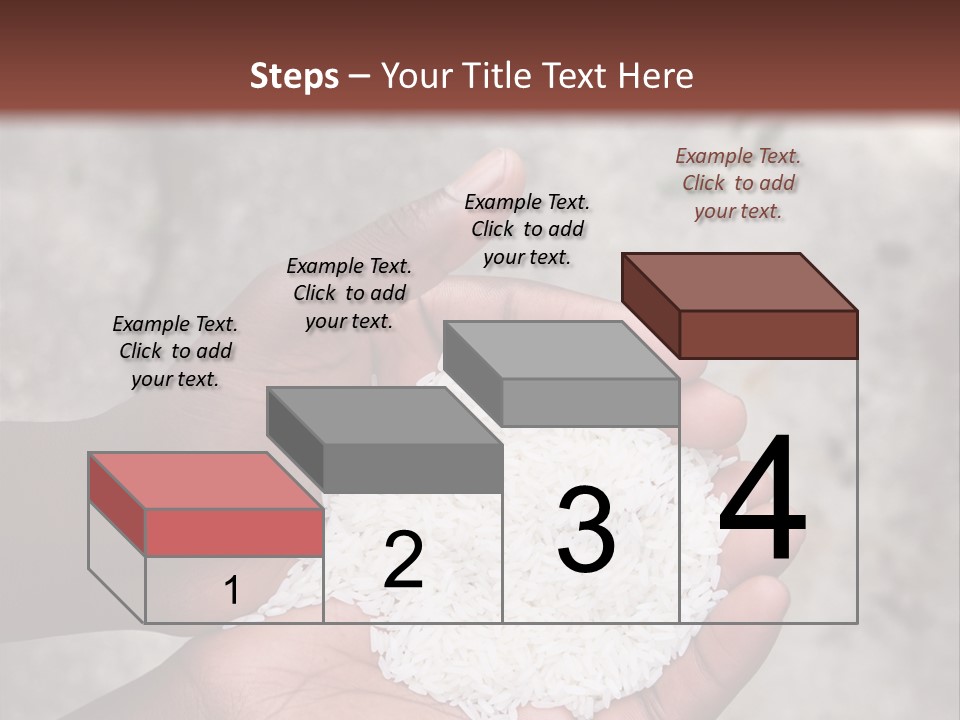 A Person Holding A White Substance In Their Hands PowerPoint Template