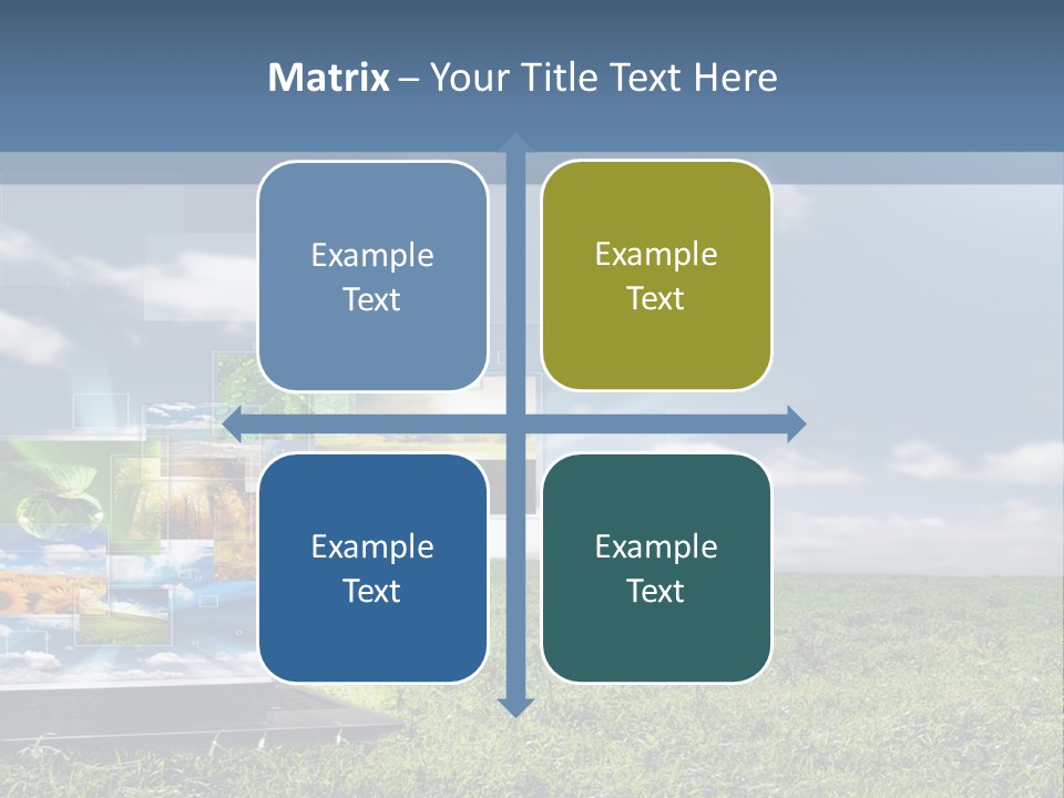 Mobility Network View PowerPoint Template