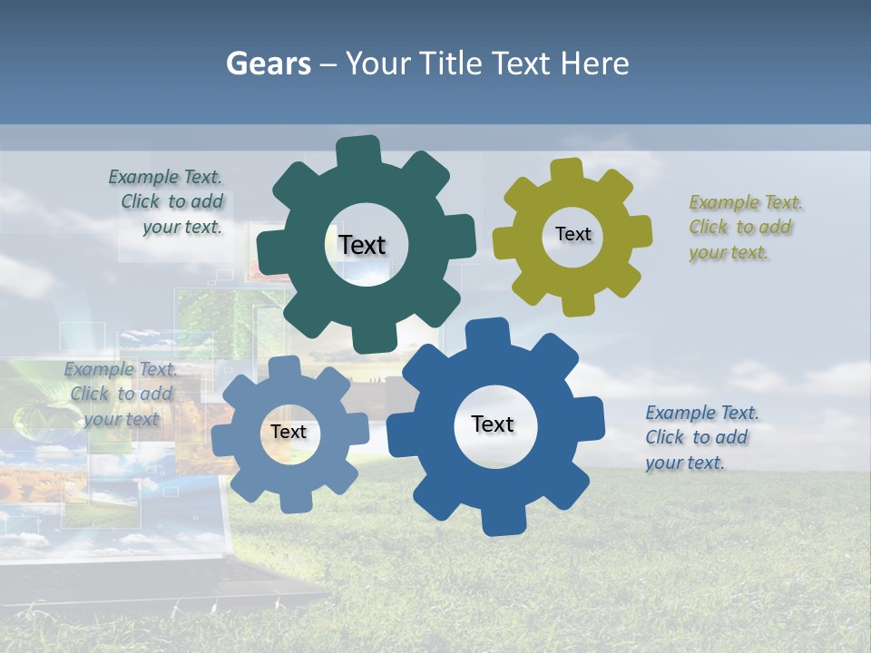 Mobility Network View PowerPoint Template