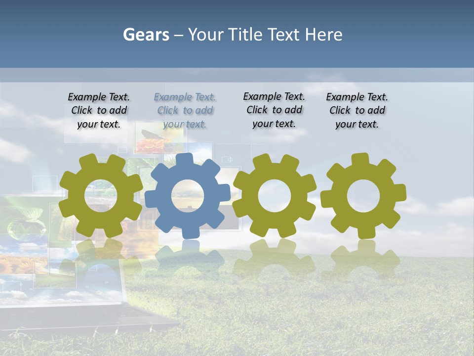 Mobility Network View PowerPoint Template