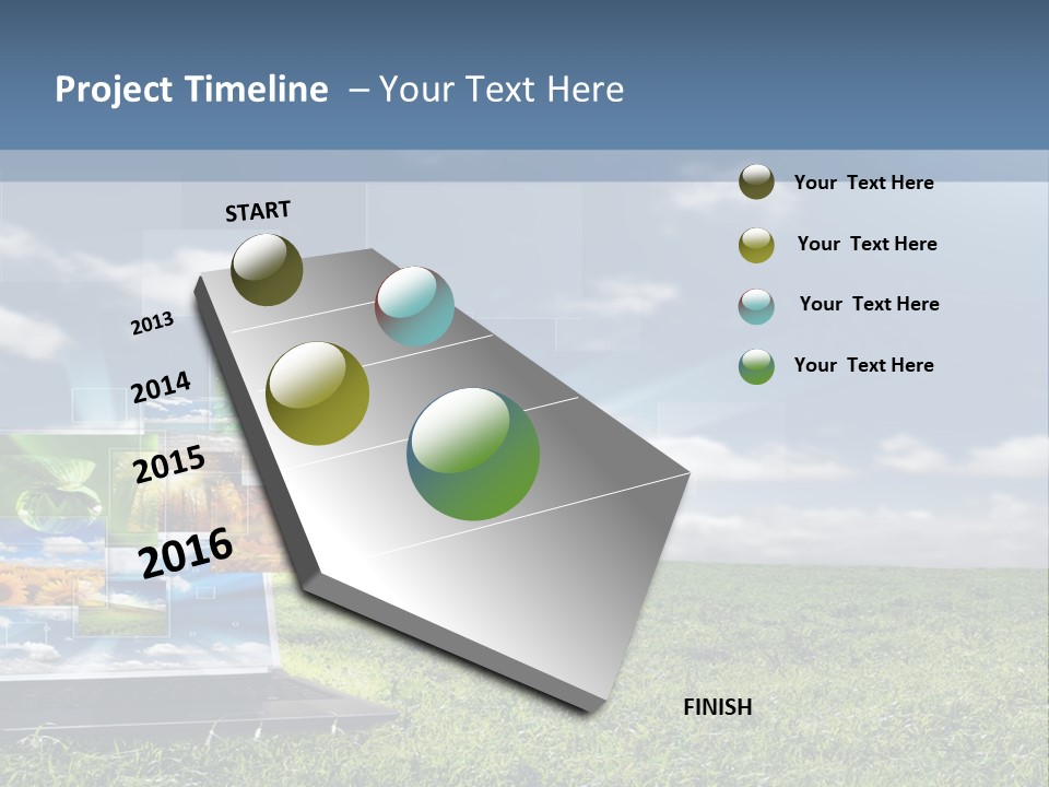 Mobility Network View PowerPoint Template