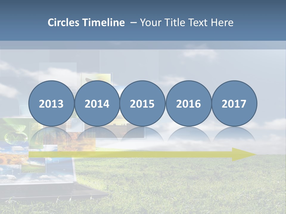 Mobility Network View PowerPoint Template
