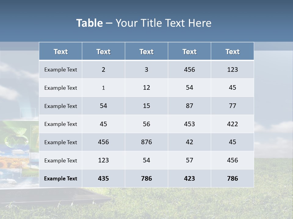 Mobility Network View PowerPoint Template