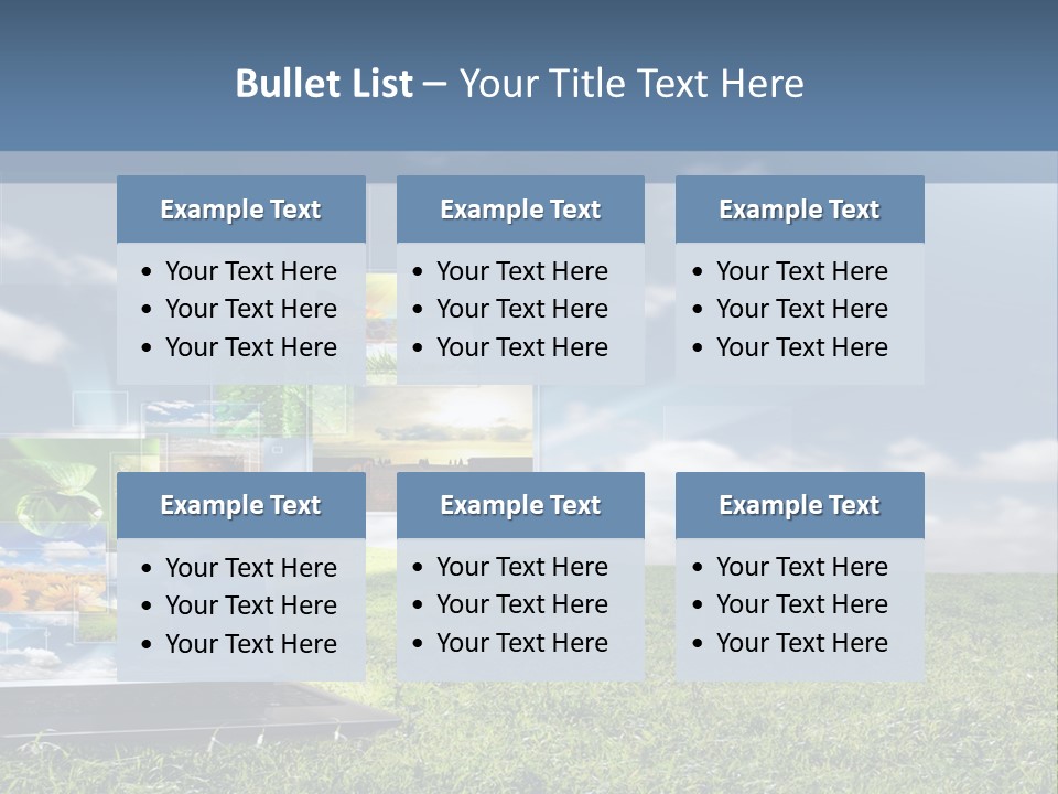 Mobility Network View PowerPoint Template