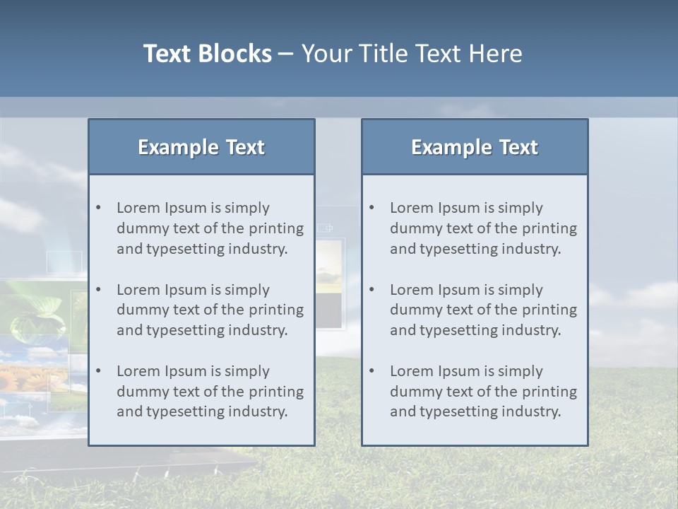 Mobility Network View PowerPoint Template