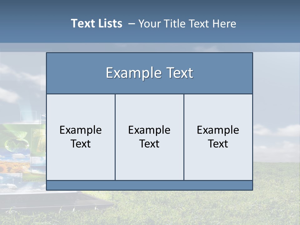 Mobility Network View PowerPoint Template