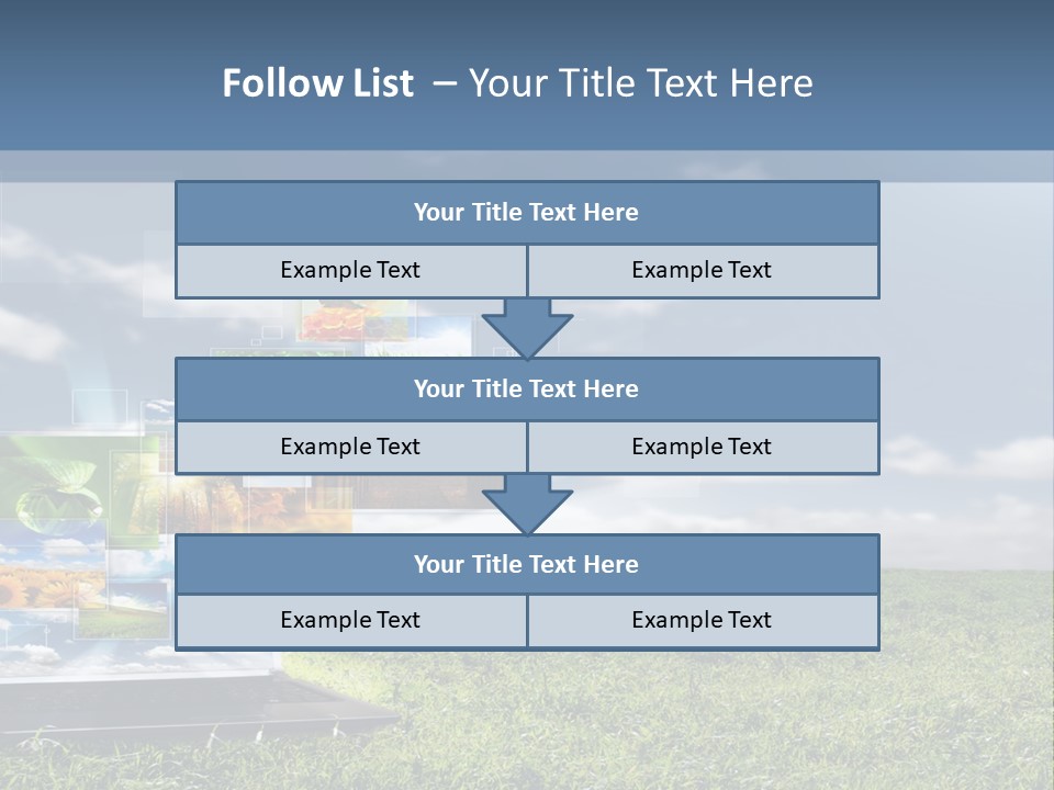 Mobility Network View PowerPoint Template