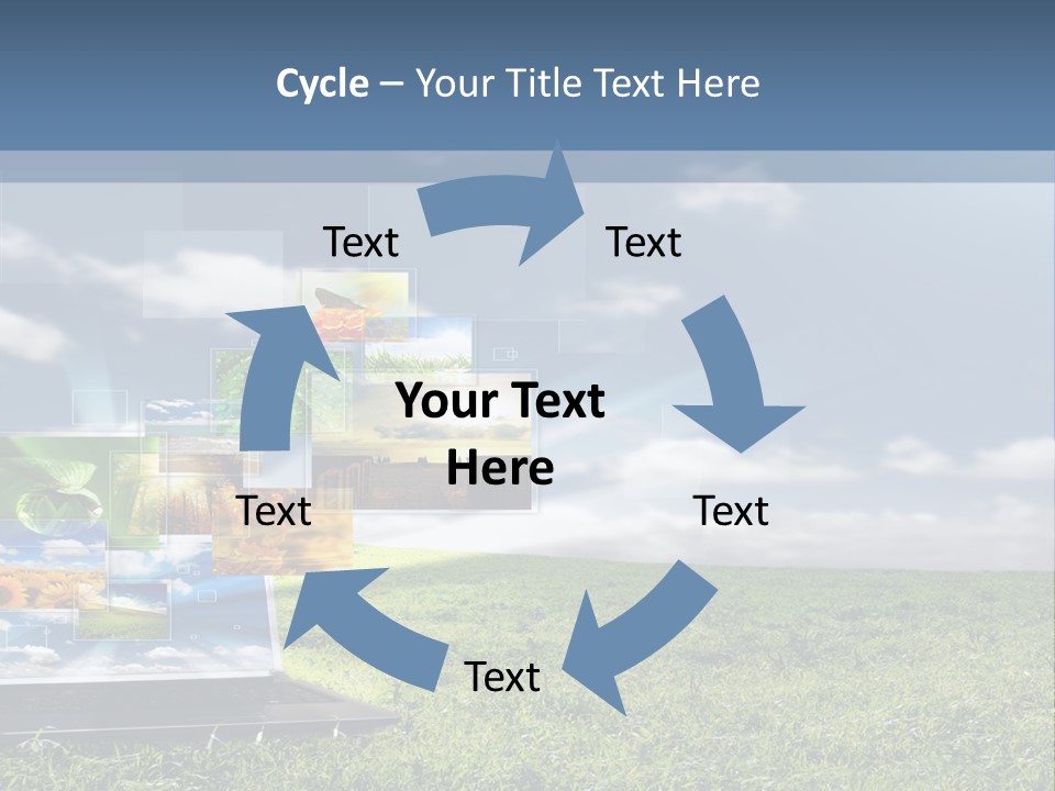 Mobility Network View PowerPoint Template