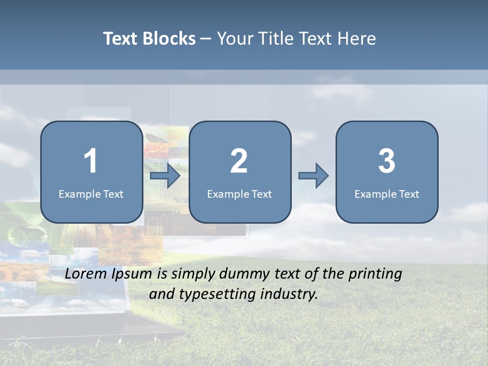 Mobility Network View PowerPoint Template