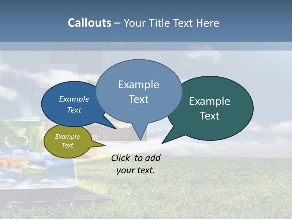 Mobility Network View PowerPoint Template