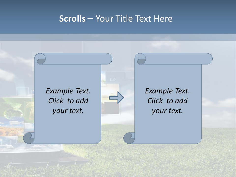 Mobility Network View PowerPoint Template