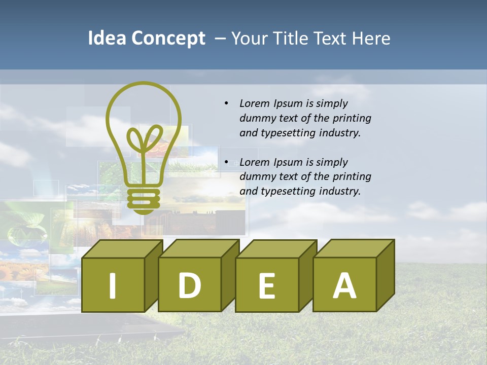 Mobility Network View PowerPoint Template