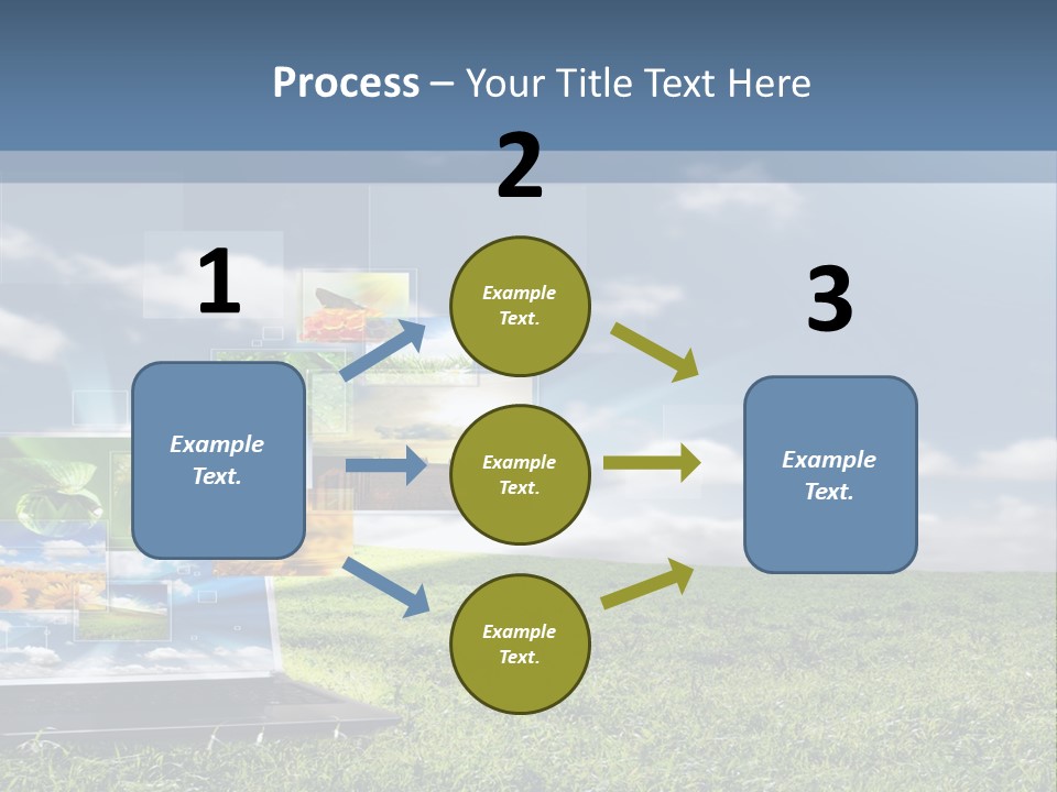 Mobility Network View PowerPoint Template