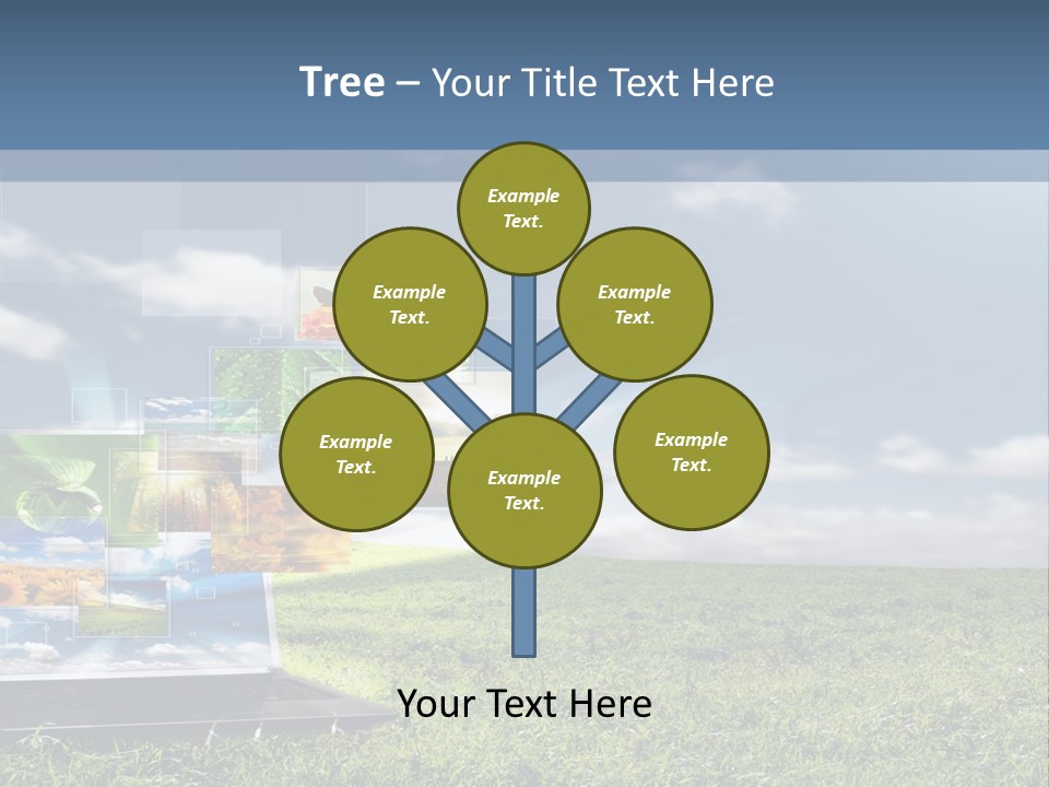 Mobility Network View PowerPoint Template