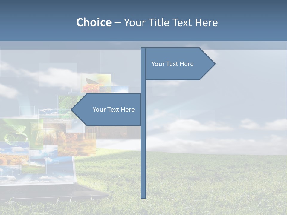 Mobility Network View PowerPoint Template