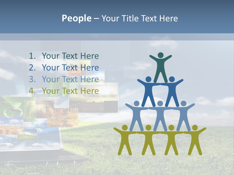 Mobility Network View PowerPoint Template