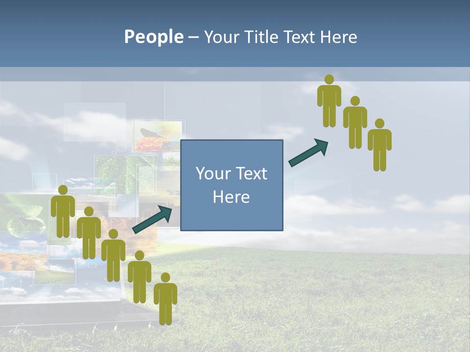 Mobility Network View PowerPoint Template