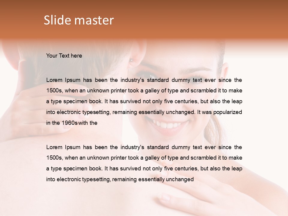 Indoors People Clothes PowerPoint Template