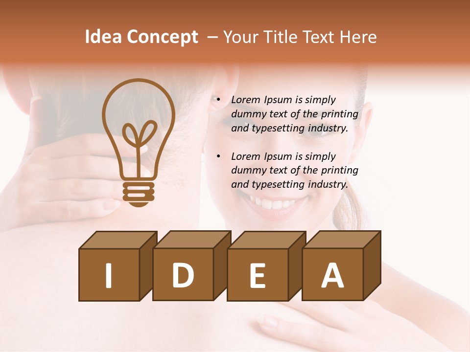 Indoors People Clothes PowerPoint Template